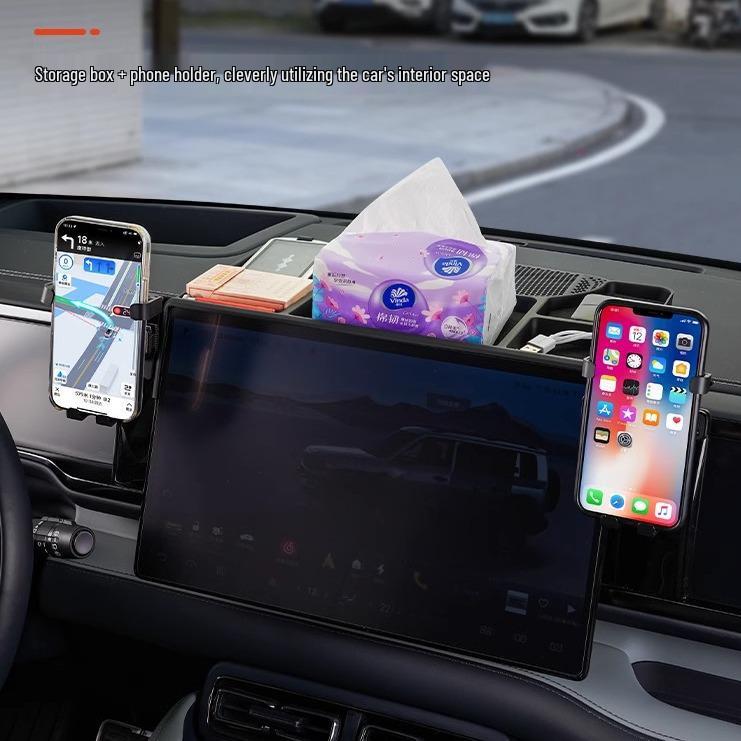 BYD Leopard 5 Phone Holder & Storage Box for Interior Enhancement
