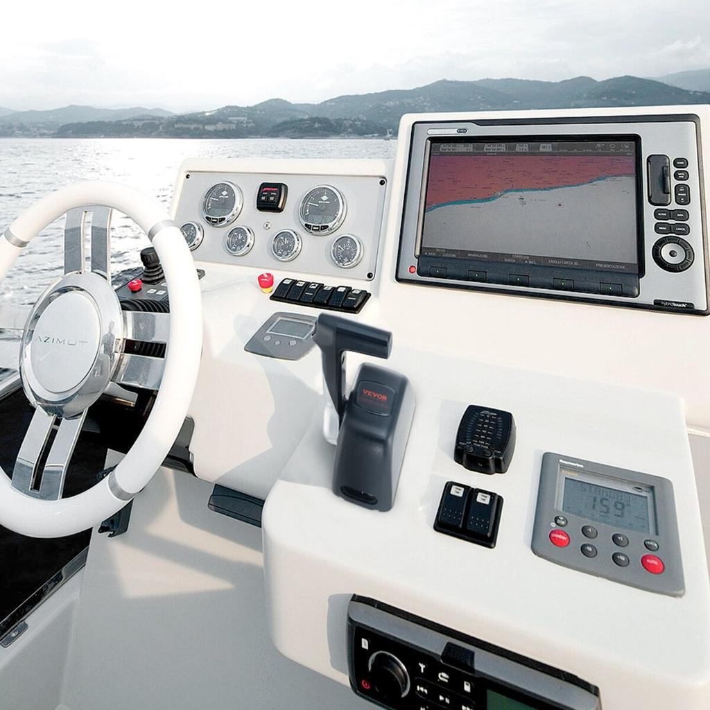 Outboard Throttle Remote Control Box Top-Mounted for Yamaha 4-Stroke