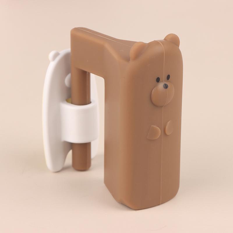 

Door Stopper Baby Safety Lock Anti-Grip Silicone Finger Protector Easy To Install Anti Pinch Hand Children Security Protection кофейный