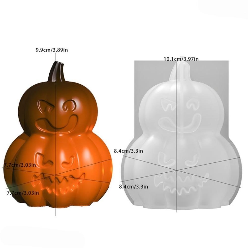 DIY Halloween Ornament Mold Silicone Epoxy Resin Plaster Mold Candle Wax Mold Beginner Friendly