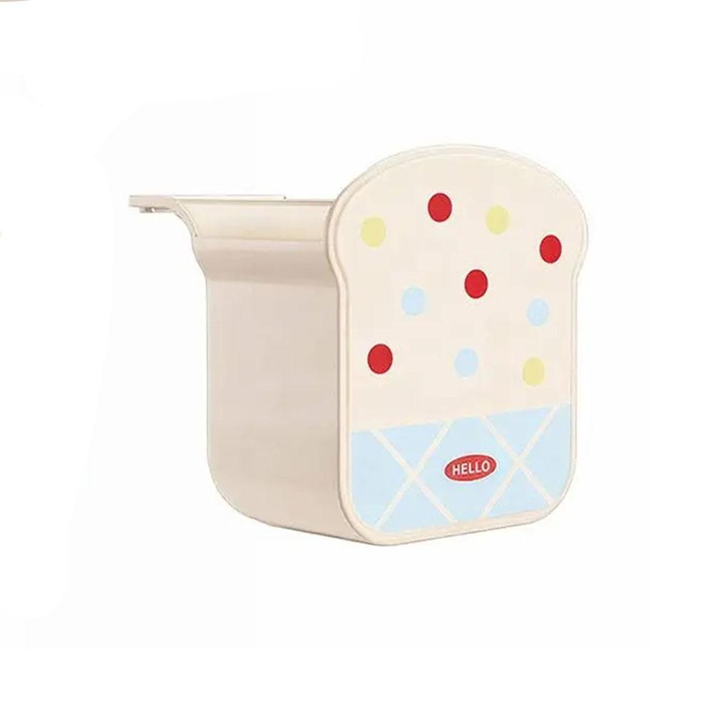 Hanging Design Sink Hanging Strainer Basket Polka Dot Print Macaron Design Kitchen Sink Storage Detachable Portable Drain Basket