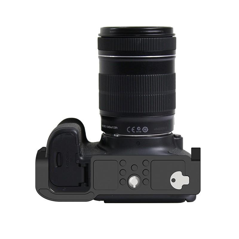Aluminum Camera Cage Canon EOS 70D 80D 90D DSLR With Cold Shoe Mounts Vertical Grip Support Accessory Expansion