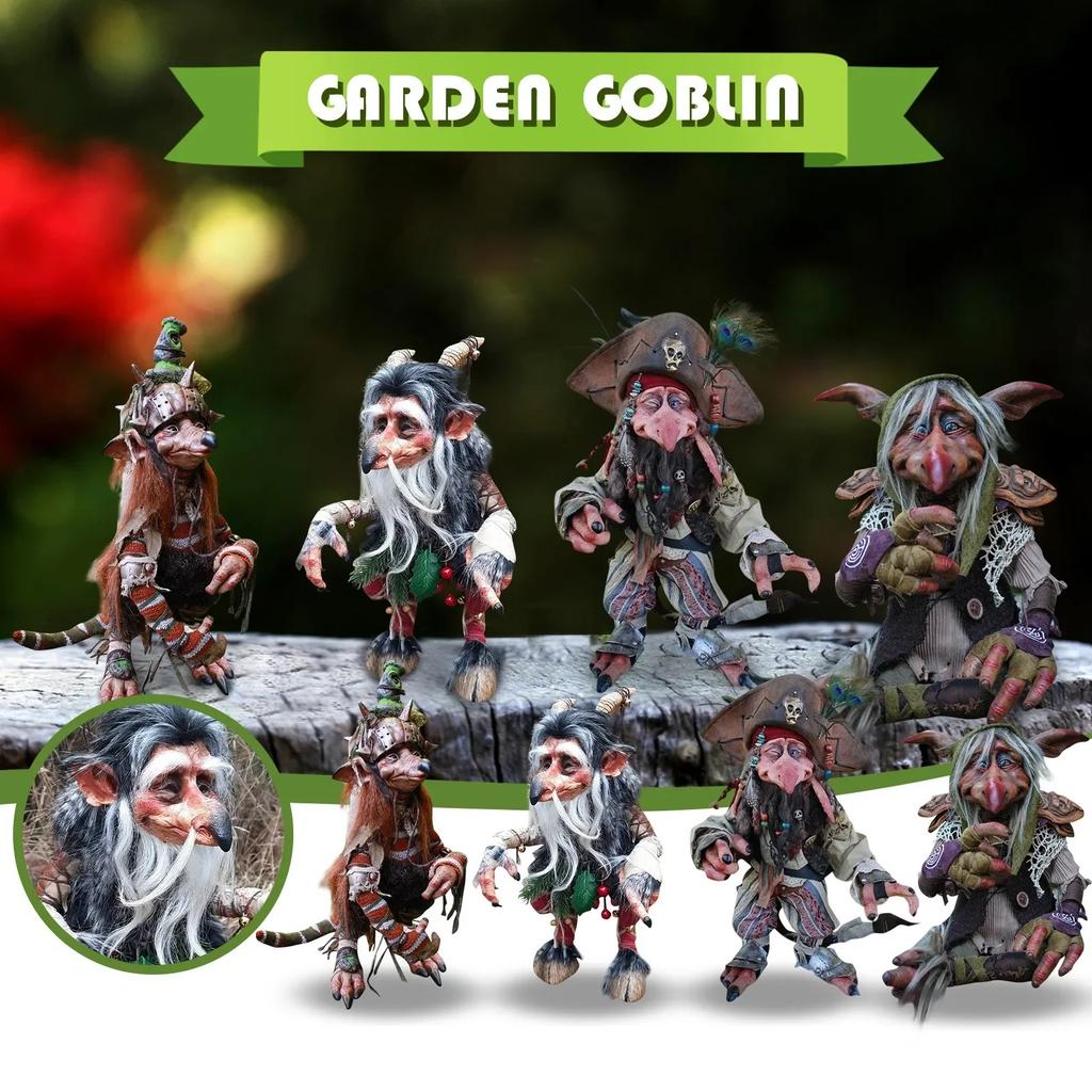 New Garden Goblin Sculpture Ornaments Mysterious Atmosphere Handicraf Big Ornament Outdoor Decoration