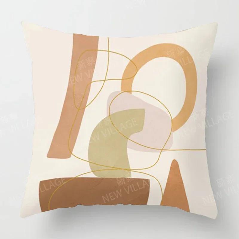 

Скандинавский Осенний Домашний Декор Осень Наволочка для диванной подушки Чехол на диванную подушку Современный Моранди 66x66cm небесно-голубой