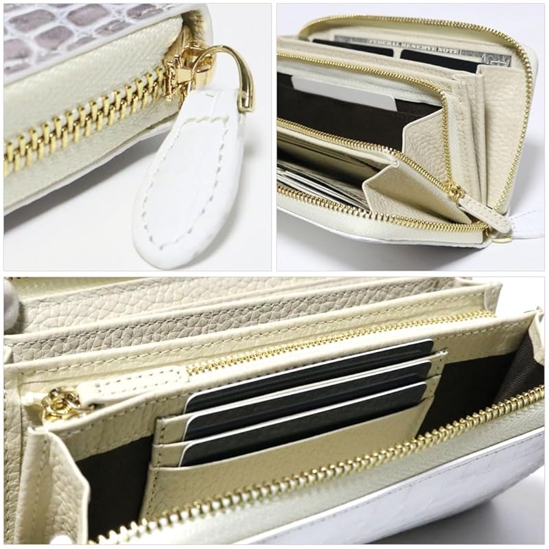 [Berkut] Himalayas cowhide Embossed crocodile long wallet men's ladies crocodile long wallet genuine leather Genuine leather leather crocodile