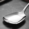 Square Head Spoons Stainless Steel Flat Square Soup Spoons Mirror Finish Dishwasher Safe Tablespoons for Kitchen Home