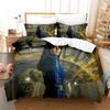 Fallout Vault 33 Bettwäsche-Set Einzelbett Twin Full Queen King Size Bettwäsche-Set Schlafzimmer für Jungen Erwachsene Bettbezug-Sets Anime Bettwäsche-Set Bett