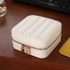 Detachable Jewelry Storage Case Lightweight Necklace Storage Box Mirror Jewelry Box  Vacation