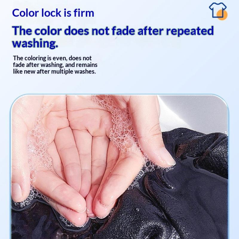 30Pcs Black Clothing Color Restorer Sheet Cotton Linen T-Shirts Laundry Tablet Restore Black Laundry Paper For Washing Machine