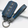 Key Fob Cover for Chery Tiggo with Keychain Anti-Scratch Guard Shockproof Protection Soft Grip Texture Responsive Button Touch Dust Resistant Cover