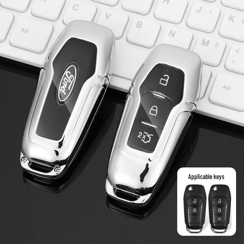 Premium Metal Protective Key Case for Ford Mondeo - Unisex Design