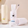 Portable Travel Toothbrush Case Bottom Drain Bathroom Organizer Toothpaste Cup Holder Multifunctional