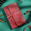 90Sheets Flower Cloth Notebook Chinese Style Blank Grid A6 Writing Handbooks Student Diary Stationery Office Notebook Students