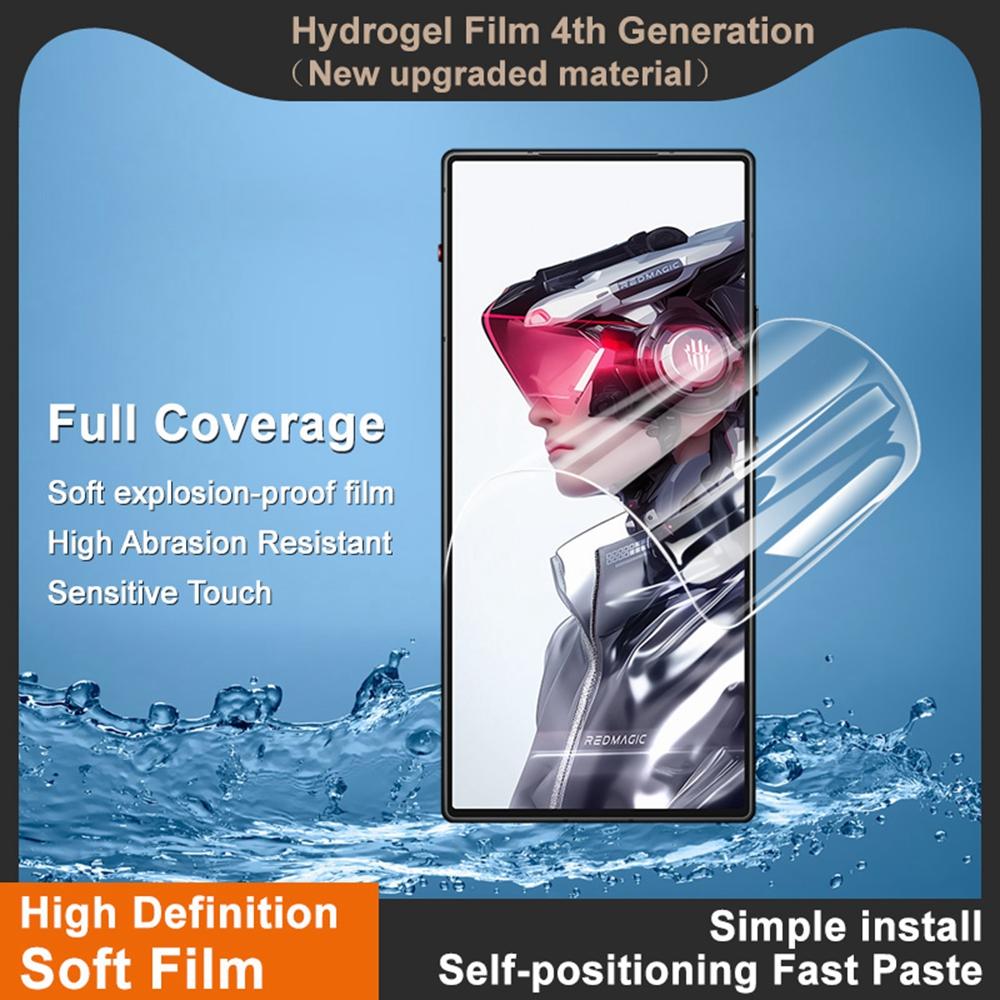 IMAK Hydrogel Film 4th Gen For ZTE nubia Redmagic 10 Air 5G Full Screen Protector Ultra Clear Soft TPU Film