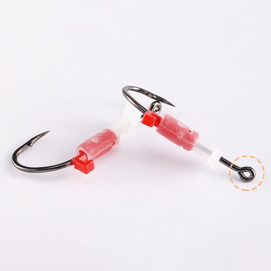 3/5/10/15/20Pcs Luminous Live Shrimp Fixing Hook Heavy Duty Glow-in-the-dark Barbed Fishhook Freshwater Saltwater Catfish Bass Fishing Hook