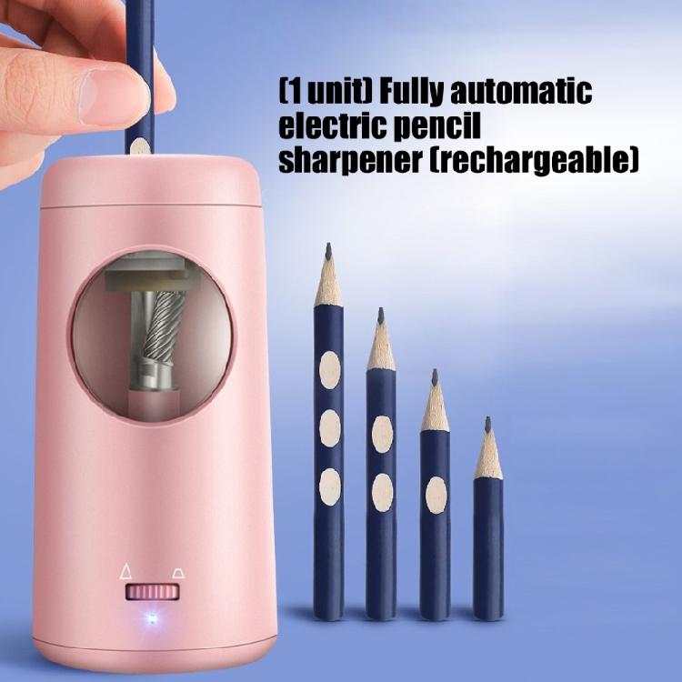 Portable Electric Sharpener For 6mm-8mm Wood Pencil Soft/Hard Charcoals Battery Operated Sharpener for Offices Home