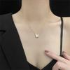 Korean Version Acrylic Butterfly Pendant Necklace For Women Gold Color Butterfly Necklace Simple Elegant Jewelry Wholesale