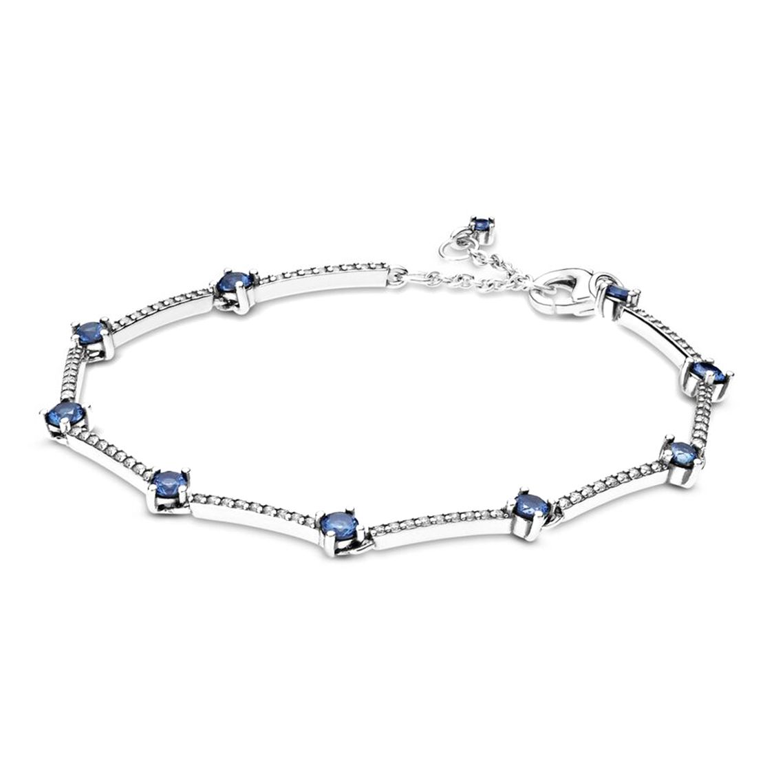 Pandora Shining Pavé Set 925 Silver Chain Bracelet Women bracelets 599217C01 Box,16CM
