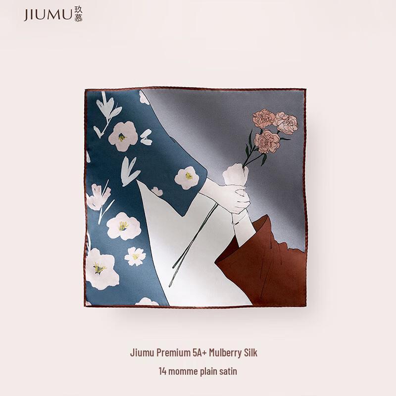 JIUMU Maulbeerseide Schal