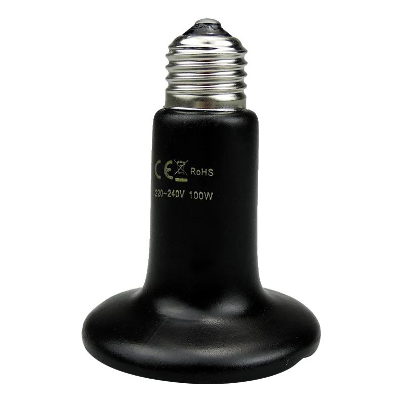 

2 Pcs Pet Reptile Heating Bulb Infrared Ceramic Emitter Heat Lamps Pet Brooder Reptile Lamp 220V-240V