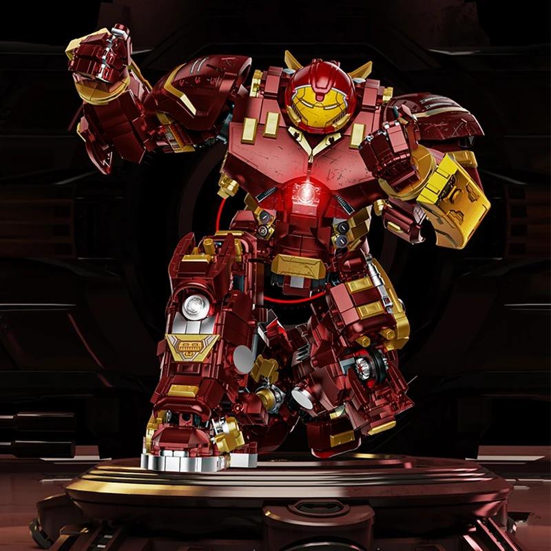 Superheroes Moc Building Blocks 2600+Pcs Marvel Iron Man Bricks Set Room Ornament Diy Toys Christmas Gifts For Kids Boys Adult