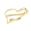 Les Trésors De Lily [G1675] - Gold Plated 'Love Celebration' Pendant