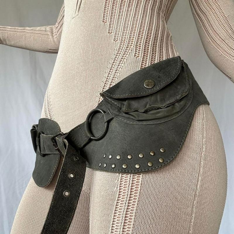 2000s Corset Belt Women Decorative Belt for Pants Dress Rivet Studded Cincher Belt Fashion Fanny Belt for Everyday Use