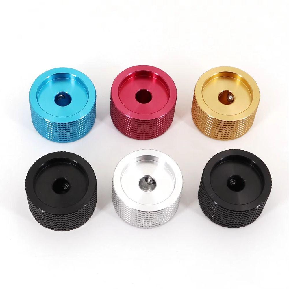 Portable 20 x 15.5mm Rotary Encoder Knob Solid Aluminum Alloy Volume Control Knob Potentiometer Knob