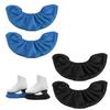 Black and Blue Color Scheme Skate Protective Cover 4 Pieces, Thickened Absorbent Cloth Reinforced Bottom, Hockey Flower Skate Universal Moisture-proo