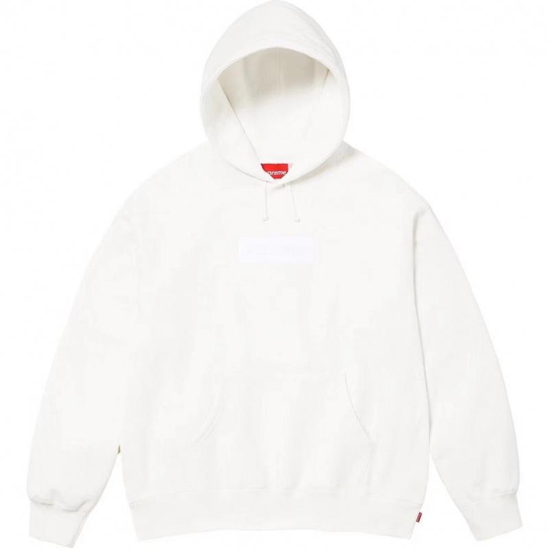 25SS Supreme Trendige Marke Kapuzenpullover mit Fleecefutter und großem Logo