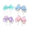 Elegant Kids' Tassels Hairpin with Sturdy Pearls and Bowknot Suitable for Birthdays and Celebration Stylish Outfits