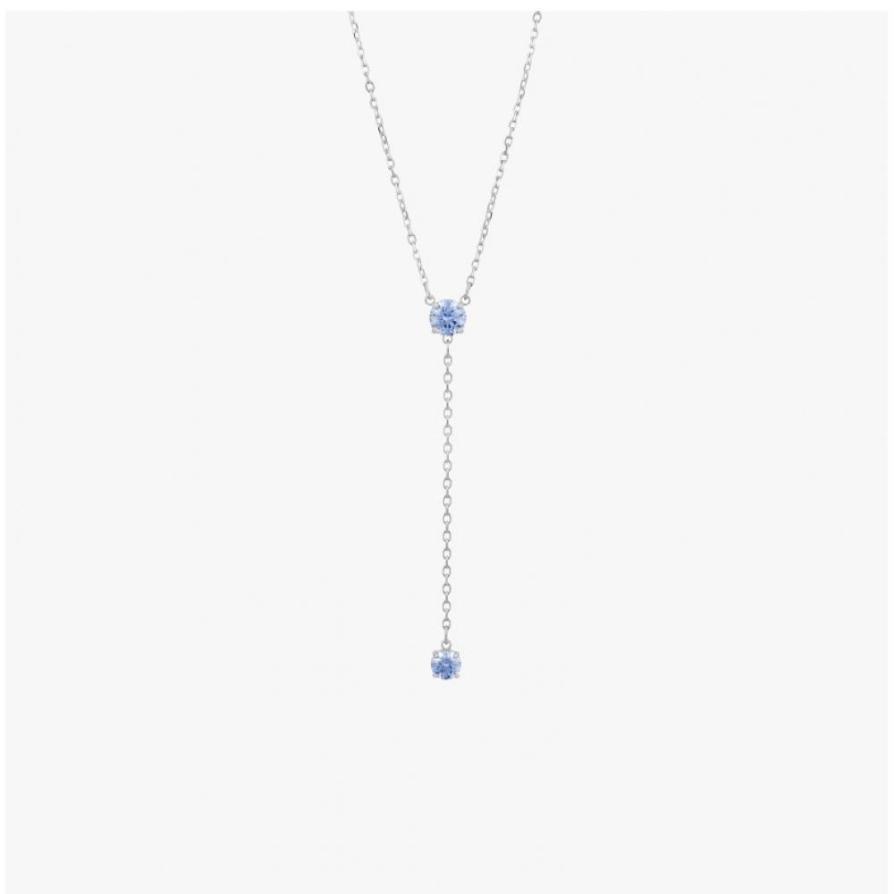 Swarovski 5723571 Attract Y Blue Necklace