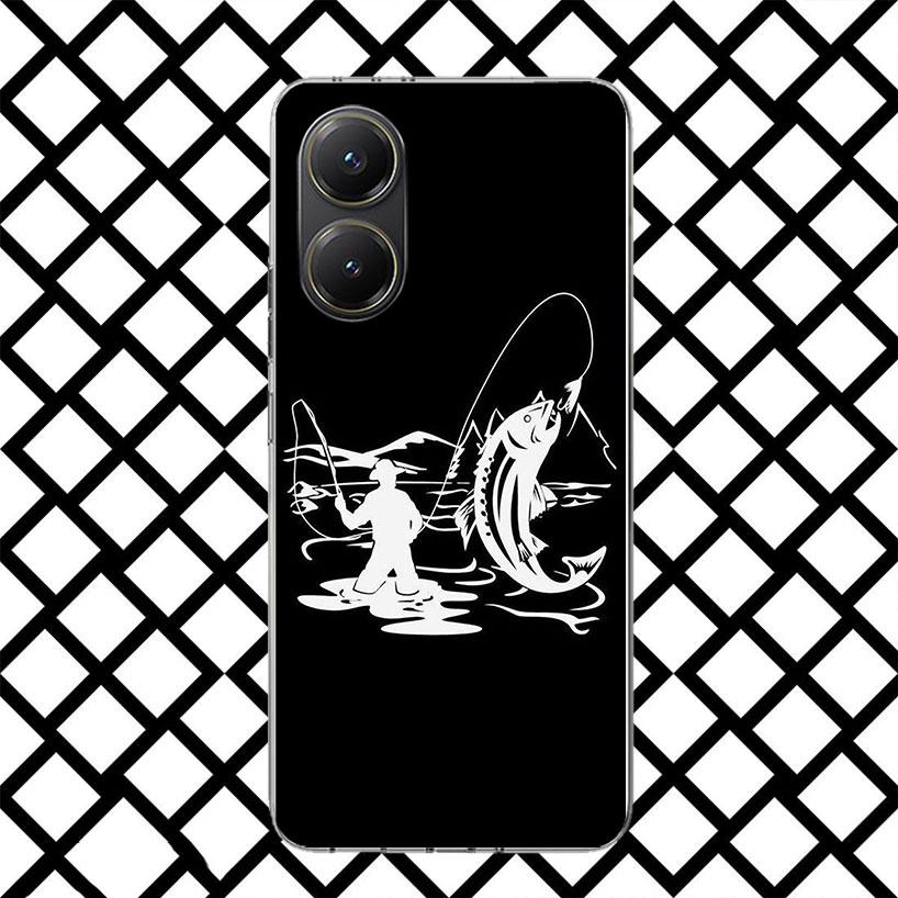 Hunting Fishing Man Phone Case for Xiaomi Poco F7 Ultra X7 X6 X5 Pro X4 Gt M8 M7 Redmi 15 15C 13 13C 12 12C Soft Cover Fundas Po