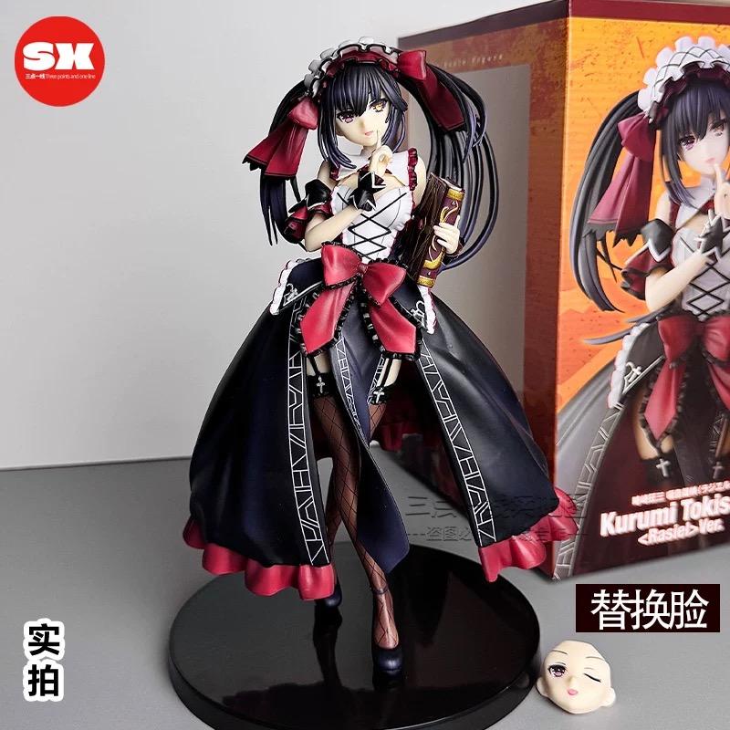 

In stock Date A Live Kurumi Tokisaki Nibelcole Anime Figure - Gothic Lolita Spirit Collector Statue Desktop Display Gift