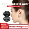 Mini Unsichtbare Bluetooth 5.4 Kabellose Ohrhörer, Tiefbass Schlaf-Kopfhörer, Eingebautes Mikrofon, Geräuschunterdrückung & HD-Anrufe