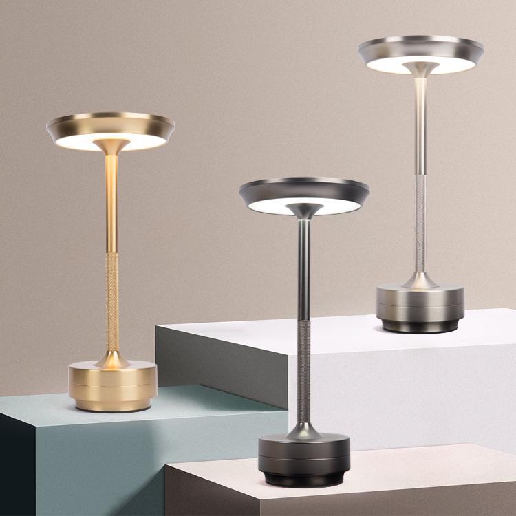 Creative USB-Charging LED Bedside Lamp for Hotels and Cafes