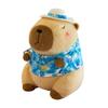 STARTIST Soft Capybara Plush Toy Simulation Cute Plush Capybara Doll Car Decorative Capybara Plush Doll Hugging Gifts for Girls Adults Blue 30cm