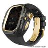 Luxury Modification Kit For Apple Watch Ultra 3 49mm Sport Rubber Strap For iWatch Series Ultra 2 1 49mm Glacier Case Refit Kit