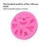 Fondant Mold Portable 9 Grid Non-stick Cute Home Kitchen Cartoon Sugar Candy Jelly Cake Baking Mould Accessories