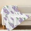 Floral Flannel Blanket – No Shedding Soft Warm Cozy Throw for Home, Movie Nights, Halloween & Christmas