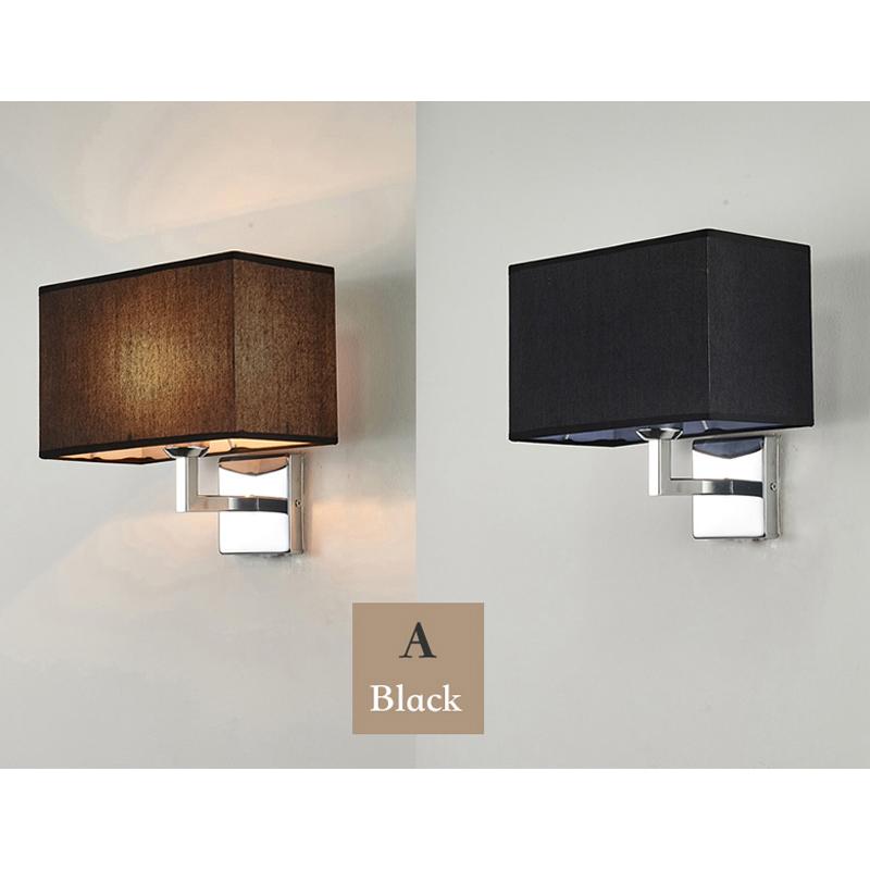 Applique Murale LED d'Intérieur Moderne Créative Chevet de Chambre à Coucher avec Interrupteur Interface USB Hôtel Applique Murale en Tissu Bra