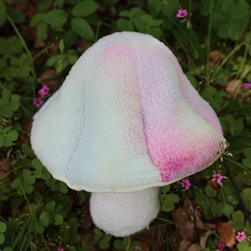 

Plush Mushroom Pillow Creative and Washable Toy Cushion for Kids & Adults Simulation Mushuroom Plush Toy Birthday Gifts for Kids 10.6in-32cm порошок синий