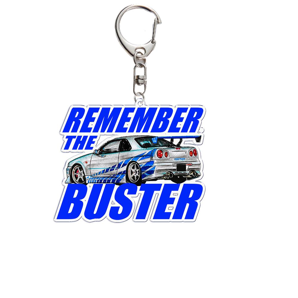 The Fast Keychain for Bag Pendant Fashion Furious KeyRing Gifts Jewelry Accessories Gifts for Friends