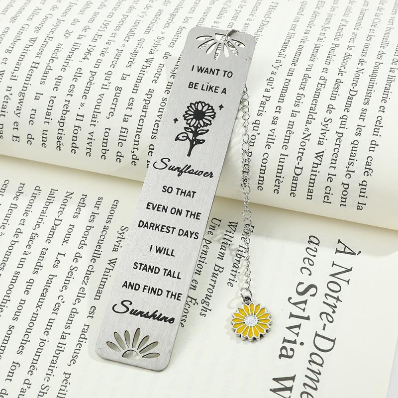 Personalized Book Mark Stainless Steel Metal Bookmarks Gift For Good Friends Collection Stationery School Supplies