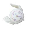 Pompkins BABY Y-1392 Clock, Pink, 100% Cotton, Rattle, Made In Japan