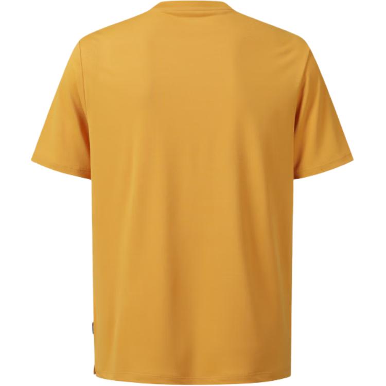New SALOMON AMPHI TERRAZZO SS TEE M OUTDOOR T Shirt Men's Mustard Yellow C26994