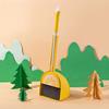 Retractable Children Dustpan Set Mini Baby Broom Set Funny Cleaning Toys  For Aged 3-8