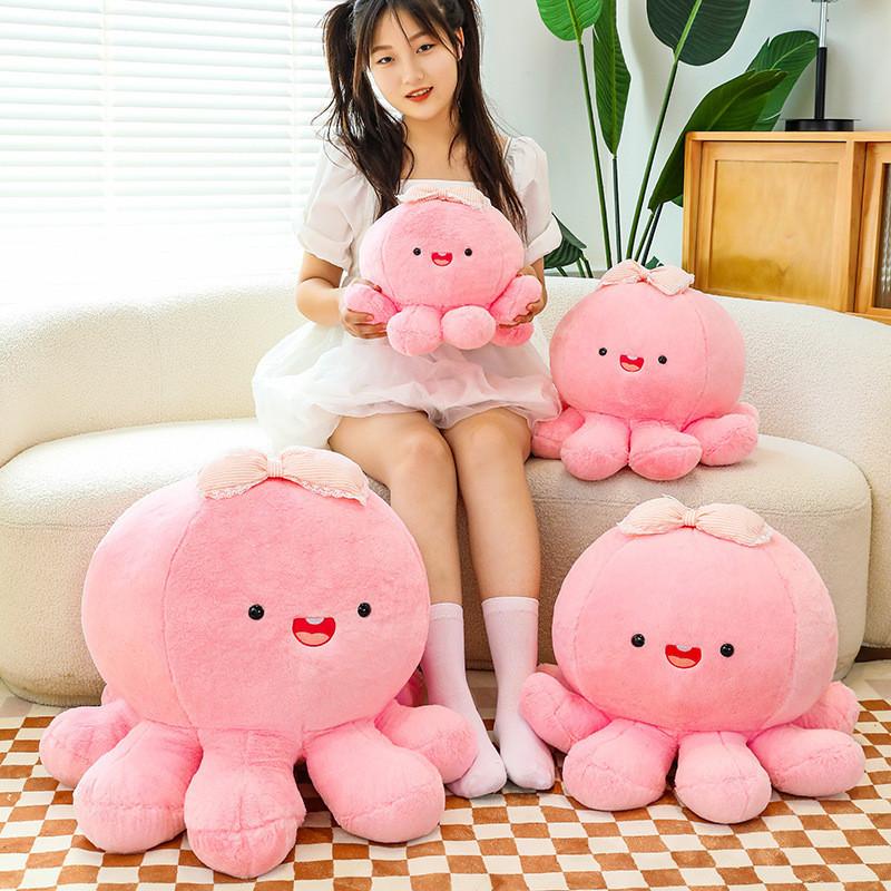Cute And Adorable Octopus Plush Toy For Window Display And Pillow Decoration Wholesale