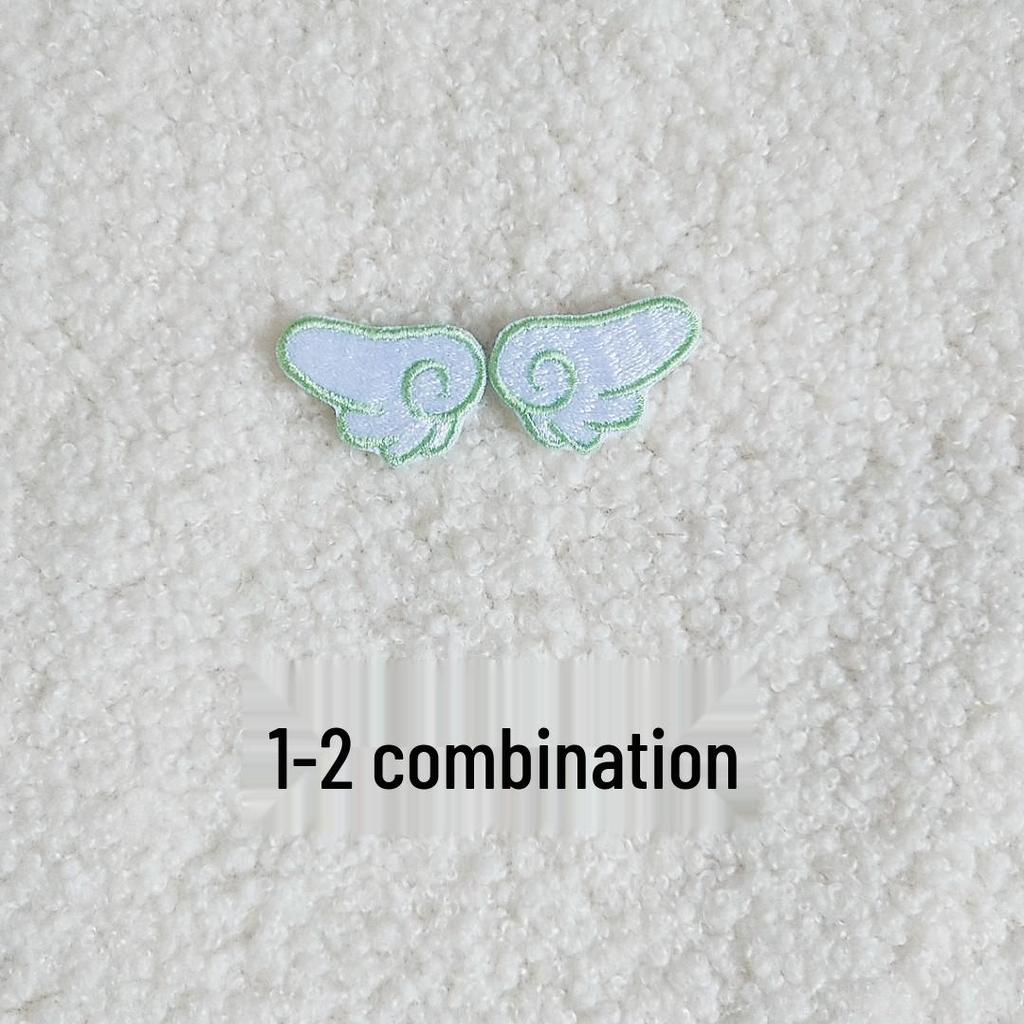 DIY Self-Adhesive Embroidered Wing Patch for Clothing and Bags