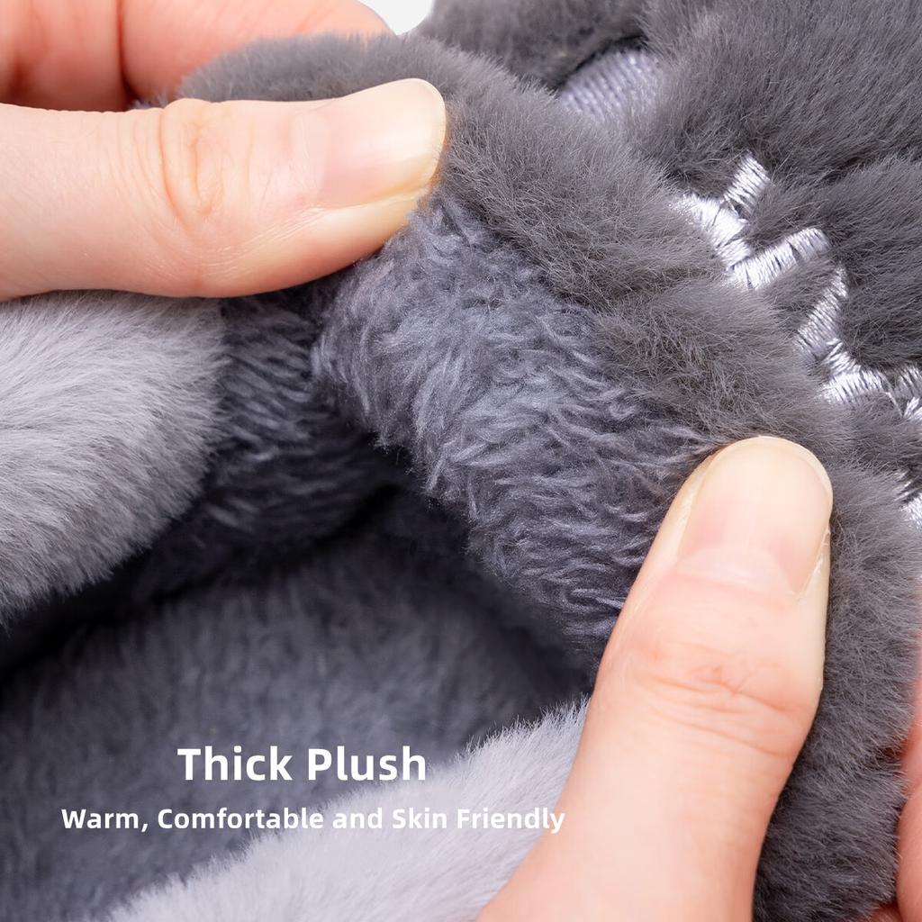 Duże rozmiary męskie kapcie domowe zimowe ciepłe pluszowe slajdy pary płaskie antypoślizgowe buty do sypialni damskie jesienne futrzane slajdy